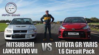 EVO VII vs GR Yaris 1.6 Circuit Pack - Shootout OLD VS NEW  Fifth Gear