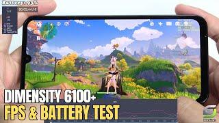 Samsung Galaxy M15 test game Genshin Impact Max Graphics  Dimensity 6100+