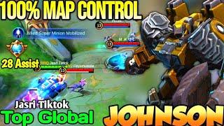 JOHNSON BEST BUILD IN 2022  TOP GLOBAL JOHNSON Jasri Tiktok - MOBILE LEGENDS