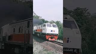 The vibe is just different when you see a train #indonesianrailways #railfansofyoutube
