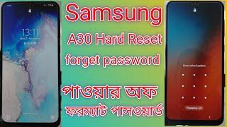 how to hard reset samsung A30samsung A30 factory reset