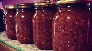 Canning Baked Beans from the Amish Canning Book