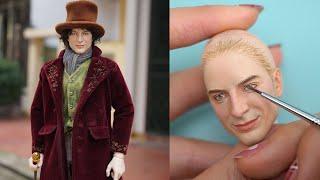 Making Timothée Chalamet Wonka Doll  Barbie Makeover Transformations  Barbie Hacks