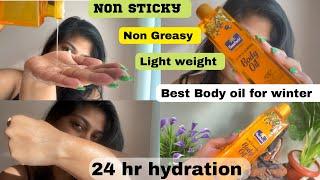 Best body oil for glowing skin  Parachute body oil  Body oil for winter