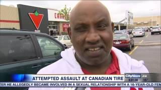 Woman reportedly wearing Isis headband accused of armed assault at Canadian Tire