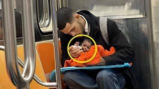 Passenger Finds Abandoned Black Baby On The Train. What He Does Next Makes Millions Of People Cry