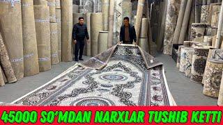 45000 SOMDAN OPTOM JOYIDAN GILAMLAR TUSHIB KETTI