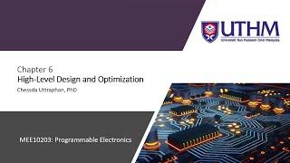 High-Level Design From Algorithm to RTL design with Verilog HDL Part 1