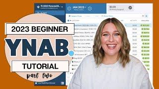 2023 YNAB BUDGET for BEGINNERS  CREDIT CARDS cover OVERSPENDING + paycheck budgeting