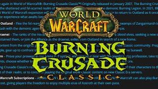 WoW Burning Crusade Classic News - Release Raids & More