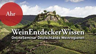 AHR - WeinEntdeckerWissen OnlineSeminar Deutschlands Weinregionen