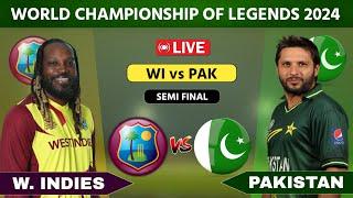 Pakistan Champions vs West Indies Champions Live Semi Final  World Legends Championship 2024