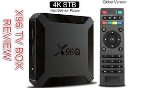 #android  tv box 2020 X96 + syber tv #review