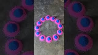 Diwali Rangoli #shorts #ytshorts #viralvideo