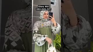 Baju Gamis Set Hijab Kekinian Terbaru 2023  0813-2626-5177