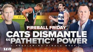 Kane & Kingy SLAM Port Adelaide after horrific Geelong loss + preview the weekends finals - SEN