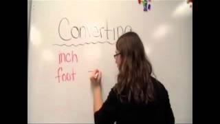 Math Conversion with Inches Feet & Yards