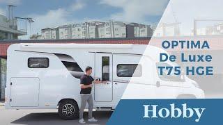 Hobby Optima De Luxe T75 HGE 2024 Model Motokaravan Tanıtımı  Agus Karavan