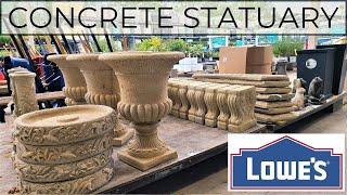 LOWES NEW Statuary Inventory September 2022 Concrete Urns & Planters Birdbaths & Garden Statues