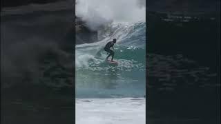 Skimboarder gets smashed