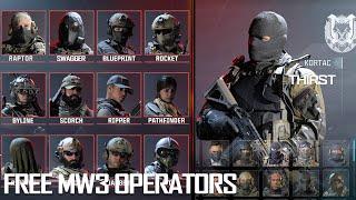 How to Unlock ALL 20+ FREE MW3 Operators Modern Warfare 3 Free Operator Unlock Challenges