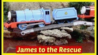 Thomas and Friends Accidents will Happen  Toy Trains Thomas the Tank  James to the Rescue