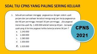 Soal TIU CPNS Yang Sering Keluar