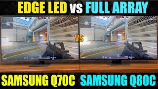 Samsung Q70C vs Samsung Q80C  Samsung Q70C TV Review  Samsung Q80C PS5  Samsung Q80C HDR