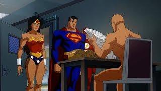 Naked Lex Luthor asks Justice League for help