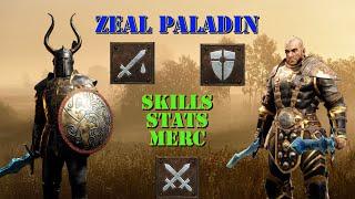 Skills Stats and Merc Zealot Paladin Guide D2R
