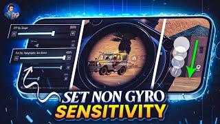 I MAKE NON GYRO SENSITIVITY IN 5 MINUTES  HOW TO MAKE NON GYRO SENSITIVITY IN 2024 BGMI