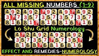 People Numerology-  Missing Numbers in Lo Shu Grid  Impact & Remedies  Numerology  DOB Secrets