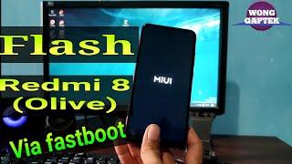 Flash Redmi 8 Olive via fastboot