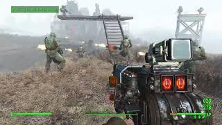 I gave all my settlers heavy combat armor and miniguns. This is what happened when the gunners...