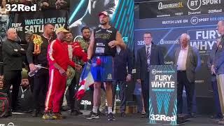 Tyson Fury vs Dillian Whyte  THE WEIGH-IN