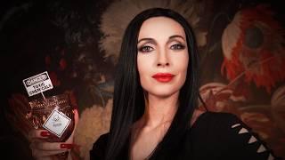 ASMR Embrace Your Inner Darkness Halloween Couture with Morticia Addams. Rp storytelling