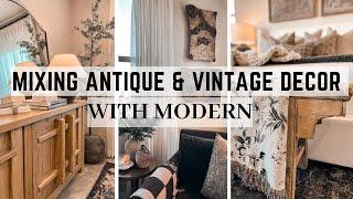 INCORPORATING ANTIQUE & VINTAGE HOME DECOR WITH NEW MODERN DESIGNDECOR  2024