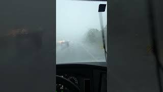 DRIVING THROUGH A TORNADO #weather #trucking #tornado