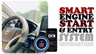 How to install Engine Smart Start System & Smart Entry System UNCUT #EngineSmartStart #ToyotaVios