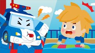 Playing in the Water  POLI Summer Song  Cute Ver.  2D MV  Best Nursery Rhymes  Robocar POLI TV