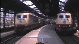 German Railways Bundesbahn 1989 Part 1 Würzburg D.D.M. Garmisch Köln