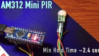 PIR SB312A - Mini PIR Motion Sensor Arduino Test