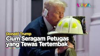 Penghormatan Trump ke Sosok yang Melindunginya Saat Penembakan