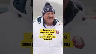 #Лукашенко прямо высказался о решении Польши закрыть грницы идиотский поступок #shorts #Беларусь