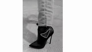 The Brillant Casadei Blade Boots In The Ankle Boot Version #fashionista #designershoes #heels