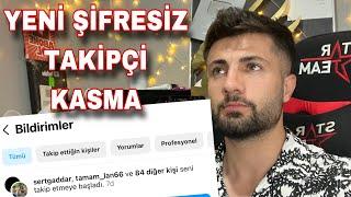 Yeni şifresiz takipçi arttırma - instagram takipçi kasma