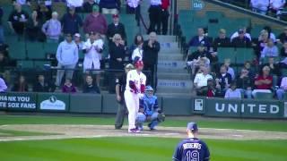 AJ Pierzynskis last White Sox at bat at US Cellular Field