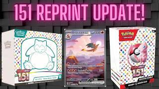 Pokemon English 151 Reprint New Update