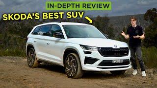 2022 Skoda Kodiaq RS Review 4K  The Audi SQ7s little brother