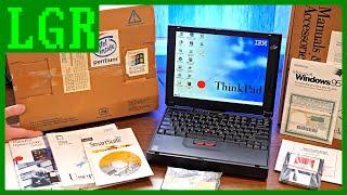 $4000 Laptop From 1997 Unboxing a NEW IBM ThinkPad 380ED